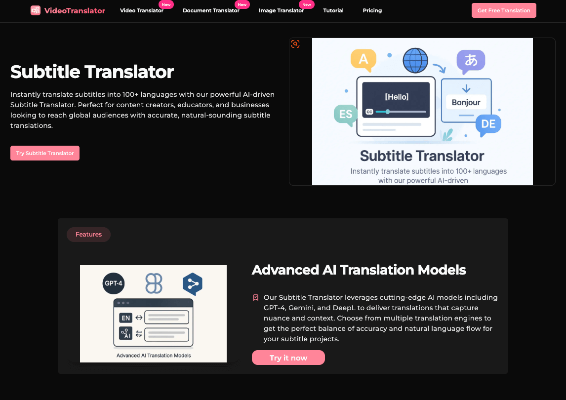 Subtitle Translator