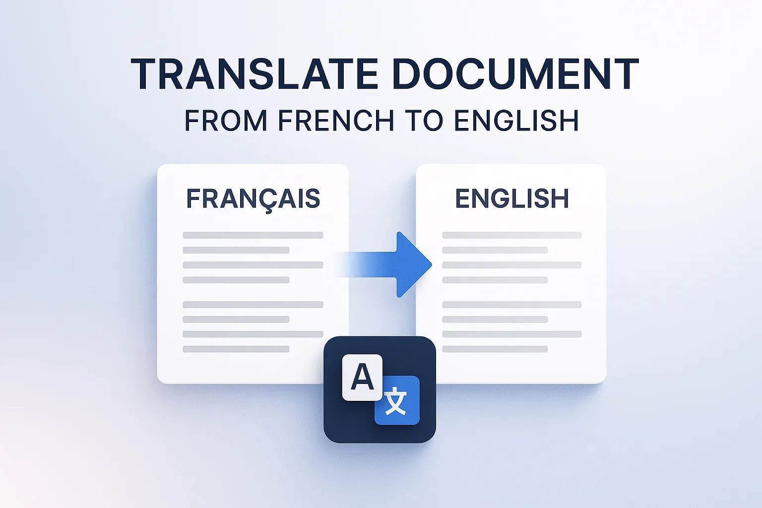 Translate Document From French To English